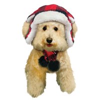 Fetchwear Holiday Fleece Trapper Hat & Scarf Set for Dogs