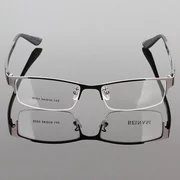 Durable Mens Eyewear Metal Frame Half Rim Designer Clear Lens Eye Glasses Frame