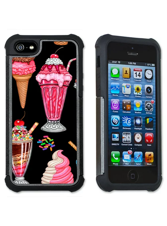 Ice Cream - Maximum Protection Case / Cell Phone Cover with Cushioned Corners for iPhone 6 & iPhone 6S