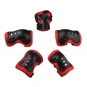Onever 6 Pieces Kids Outdoor Sports Protective Gear Knee Pads Elbow Pads Wrist Guards Roller Skating Safety Protection