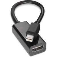 THE CIMPLE CO - Black Thunderbolt Mini DisplayPort DP to HDMI - High Speed Cable Adapter 1080/4K