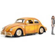 12" Transformers Bumblebee Volkswagen Beetle Car and Charlie Figurine