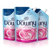 Downy Ultra Liquid Fabric Conditioner (Fabric Softener), April Fresh, 48 Oz Smart Pouches, 3 Pack, 168 Loads Total