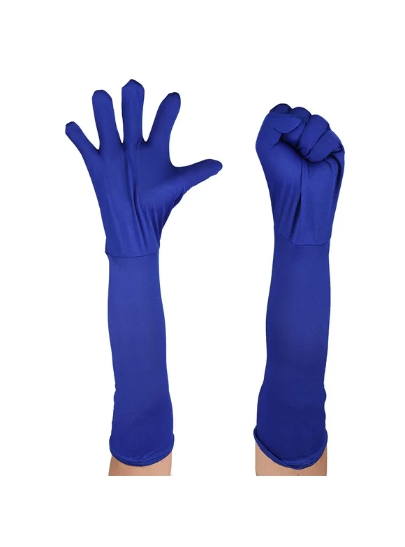 Aibecy Blue Chroma Gloves Chromakey Glove Invisible Effects Background Chroma Keying Blue Gloves for Blue Screen Photography Photo Video