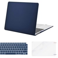 For MacBook Air 13 Inch Case Release A2179 A1932 With Retina Display, Plastic Hard Shell Case & Keyboard Cover & Screen Protector Compatible With MacBook Air 13.3 Inch Peony Blue