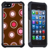 Apple iPhone 6 Plus / iPhone 6S Plus Cell Phone Case / Cover with Cushioned Corners - Coffee & Candy