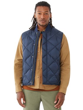 Free Assembly Men's Everyday Diamond Quilted Vest