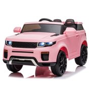 Battery Powered Ride on Toys, Kids Ride on Cars with Parent Remote & Manual Modes, 4-Wheeler 6V Ride On Car RC Toy, 3 Speeds Electric Ride On Toys with LED Lights, MP3 Player for Boys Girls, L5793