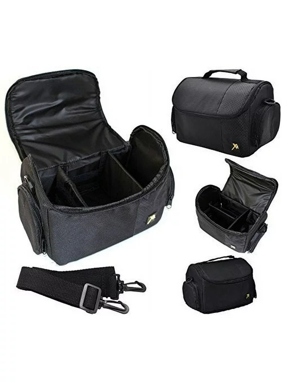 Large Deluxe Carrying Case Camera Bag For Canon EOS Rebel T6 80D 70D