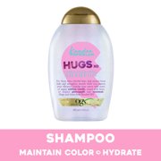 OGX Kandee Johnson Collection Hugs & Kisses Ultra Hydrating Shampoo for Color-Treated Hair, Gentle Sulfate-Free Surfactants to Help Protect Hair Color, Semi-Sweet Floral Scent, 13 fl. oz