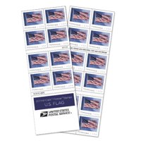 USPS Forever Stamps US Flag 2019, 2 Books of 20, Total of 40 Stamps,