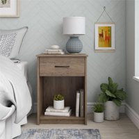 Mainstays 1-Drawer Bedroom Nightstand, Multiple Colors