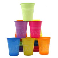 Luau Disposable Plastic Cups | Package Of 50 | White