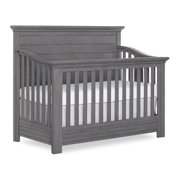 evolur Waverly 5-in-1 Full Panel Convertible Crib, Rustic Grey