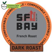 SF Bay Coffee French Roast 36 Ct Dark Roast Compostable Coffee Pods, K Cup Compatible including Keurig 2.0