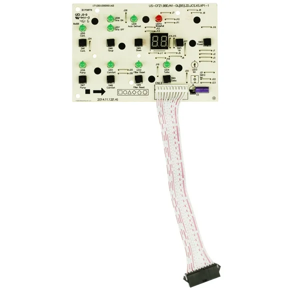 Whynter Dehumidifier 17120100A00192 Display Board