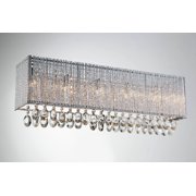 Crystalline Square 5 light wall sconce