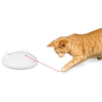 Premier Pet Zip Automatic Laser Cat Toy - Interactive Toy With Laser Moves in Random Directions Providing Long-Lasting, Hands-Free Play, Chase and Exercise - Battery Operated