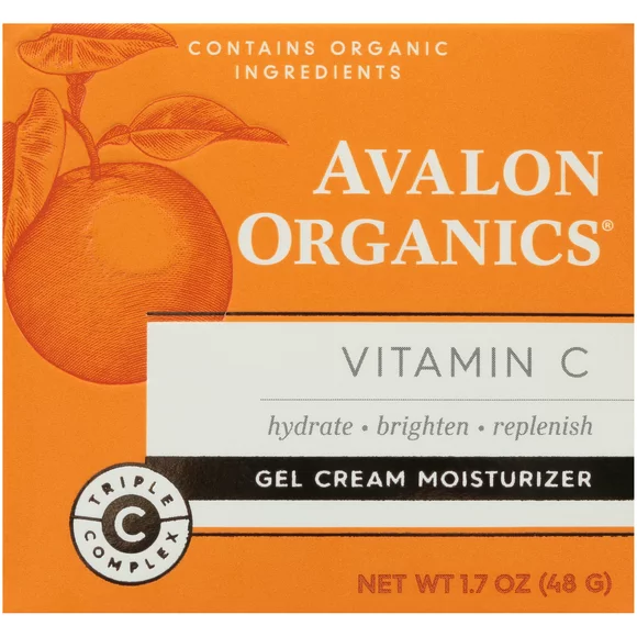 Avalon Organics Vitamin C Gel Cream Moisturizer, 1.7 oz.