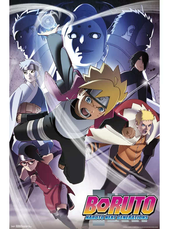 Boruto: Naruto Next Generations - Key Art Wall Poster, 22.375" x 34"