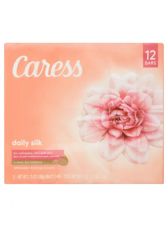Caress Daily Silk Beauty Bar 3.75 Oz 12 Bars