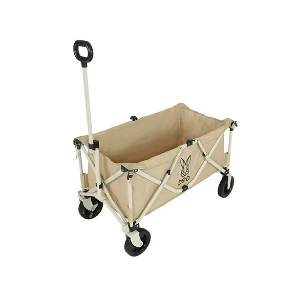 DOD Uma Folding Wagon - Heavy Duty Collapsible Wagon for All Outdoor Activities - Tan