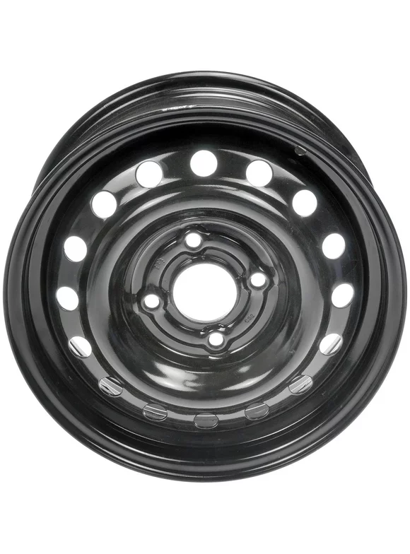 Dorman 939-126 Steel 15" Wheel Rim 15 x 6-inch 4-Lug Black, for Specific Nissan Models Fits select: 2009-2014 NISSAN CUBE