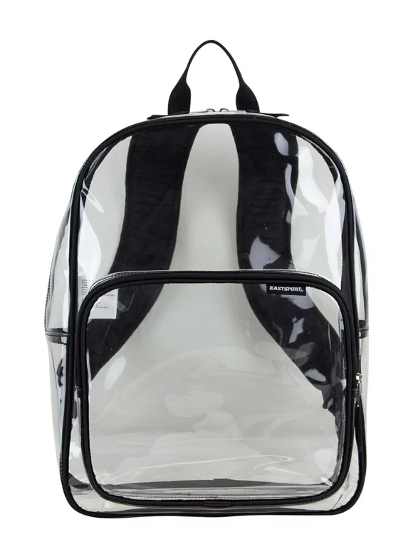 Eastsport Unisex Clear Spirit Backpack, Black