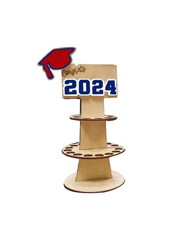 GHYJPAJK 2024 GraduationGift Money Holder, DIY Double-Layer with25 Holders Slots