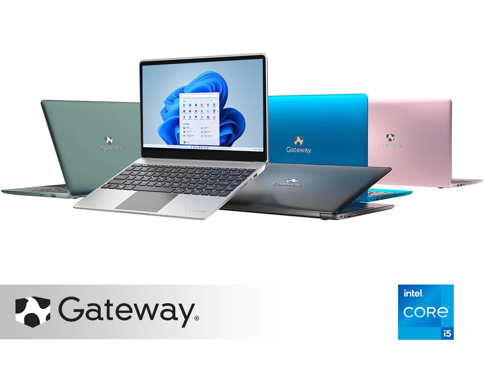 Gateway 14.1" Ultra Slim Notebook, FHD, Intel® Core™ i5-1135G7, Quad Core, Intel® Iris® Xe Graphics, 16GB RAM, 512GB SSD, Tuned by THX™, Fingerprint Scanner, 1MP Webcam, HDMI, Windows 10 Home, Black