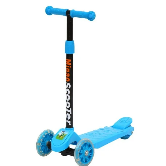 Kids Mi High Flashing Frog Scooter Scoot Wheels Fun-Safe Ride Gift Idea
