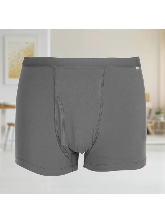 LYUMO Incontinence Underwear,Cotton Breathable Washable Reusable Incontinence Underwear for Men