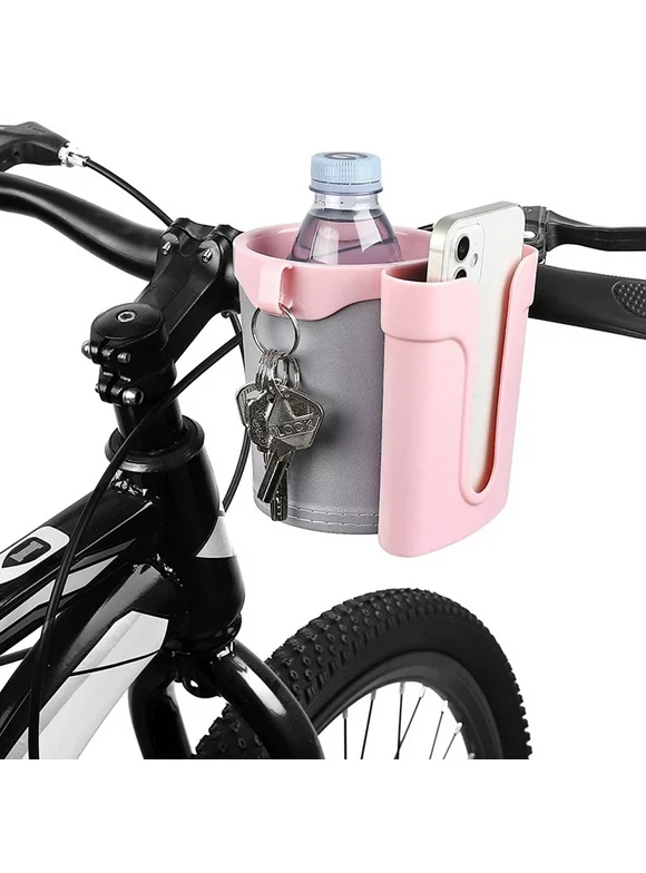 NUZYZ Bicycle Water Cup Holder Non-slip Plastic Kettle Cage Mobile Phone Handlebar Rack Universal Mountain Road Bike