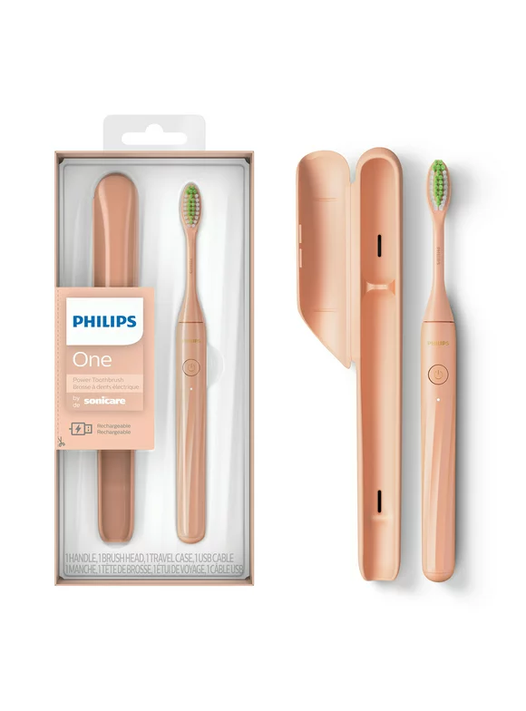 Philips One By Sonicare Rechargeable Toothbrush, Shimmer, HY1200/05