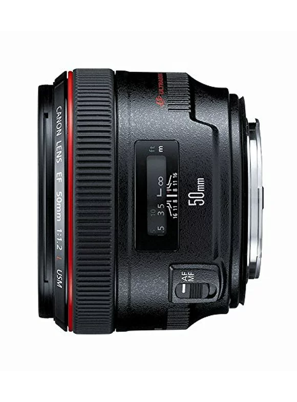 Restored Canon EF 50mm f/1.2 L USM Lens for Canon Digital SLR Cameras - Fixed (Refurbished)