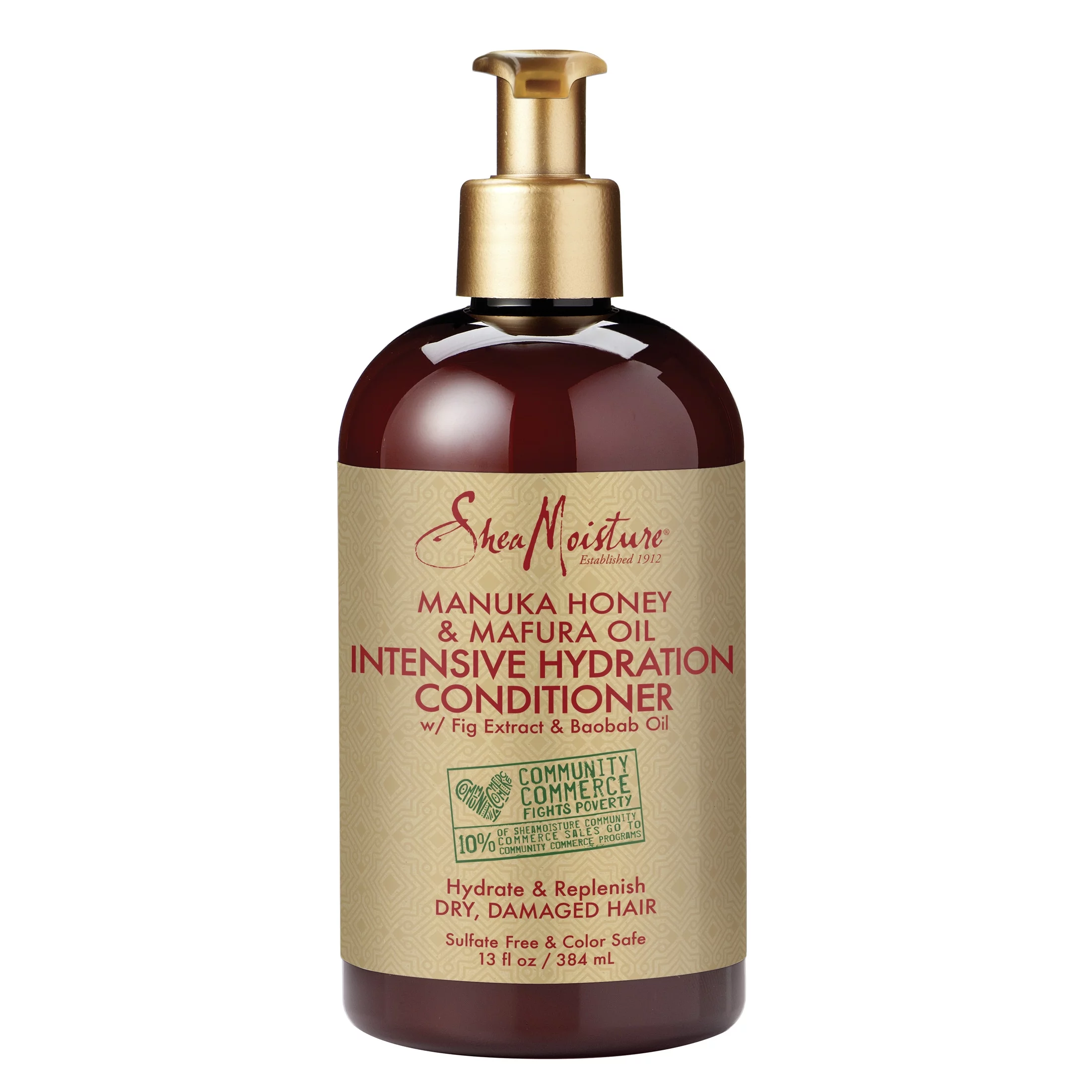 SheaMoisture Intensive Hydration Conditioner for Damaged Hair,, Manuka Honey & Mafura Oil, 13 fl oz