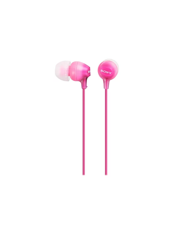 Sony MDR-EX15LP - EX Series - earphones - in-ear - wired - 3.5 mm jack - pink