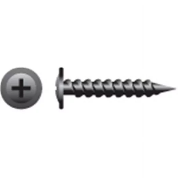 Strong-Point 88MB 8 x 1 in. Phillips Modified Truss R-W Head Screws  Black Oxide Coated  Box of 5 000