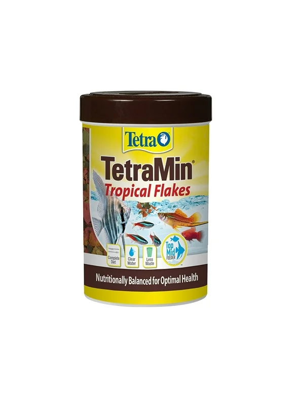 TetraMin® Tropical Flakes Nutritionally Balanced Diet For Tropical Aquarium Fish, 1 oz.