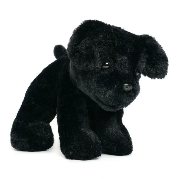 WEIGEDU Small Black Retrievers Labs Labrador Stuffed Animal, Cute Retriever Puppy Dog Plush Toy, 7.9 inches, Black