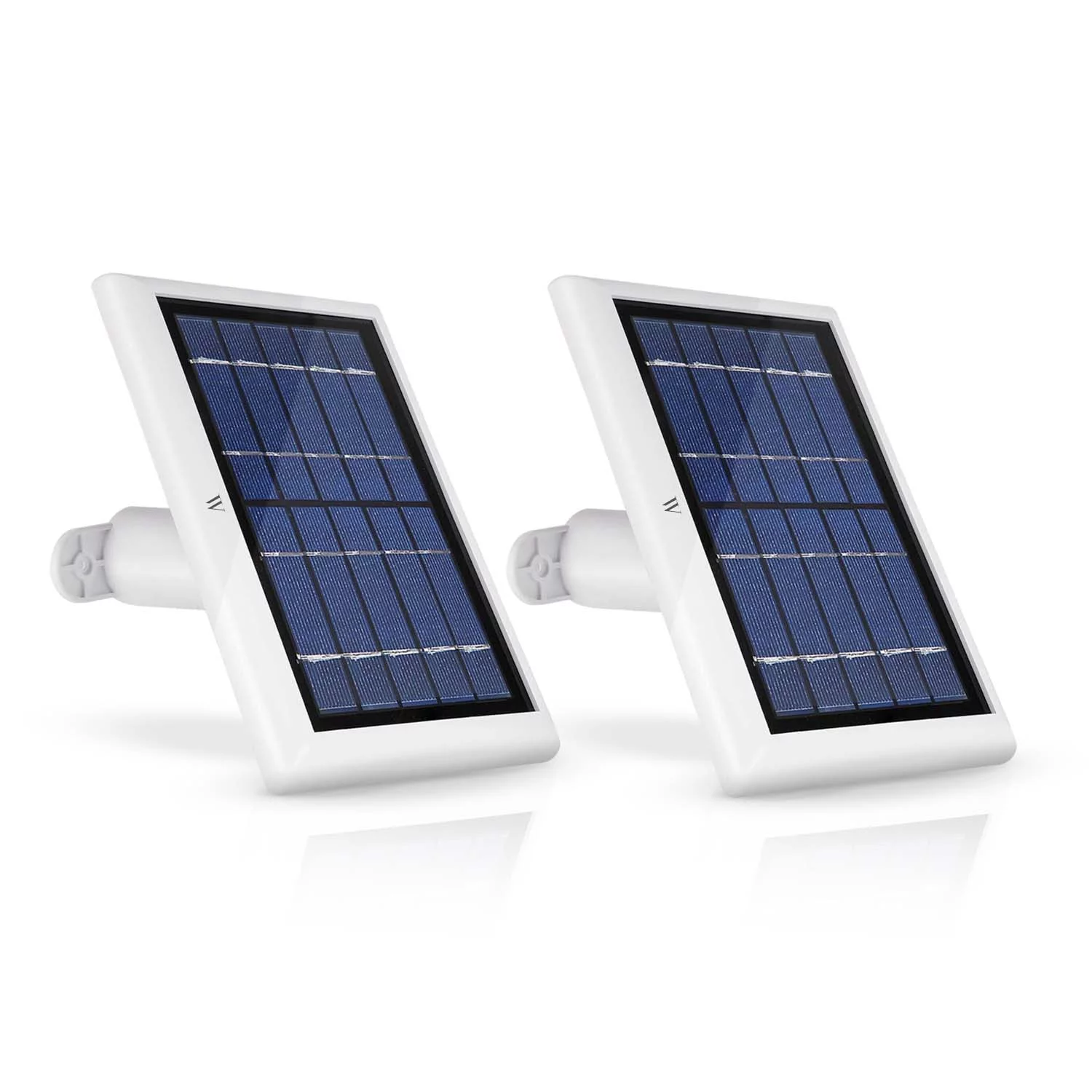 Wasserstein Solar Panel with 13ft Cable for Arlo Essential Spotlight/XL Spotlight Camera Only - Power Your Arlo Camera Continuously (2 Pack, White)